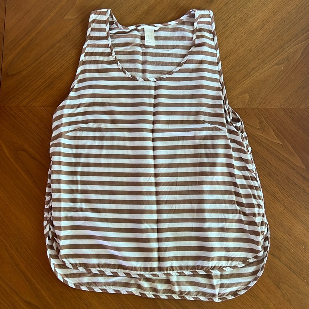 H&M loose striped tank top